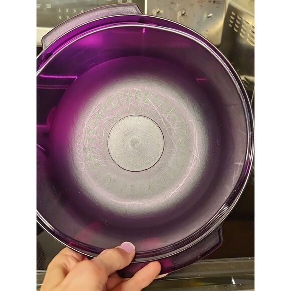 Tupperware Microwave Stack Cooker Starter Set New Purple - Picture 6 of 12